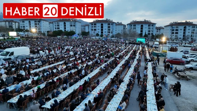 Merkezefendi Belediyesi 7 bin kişiyi iftar sofrasında buluşturdu