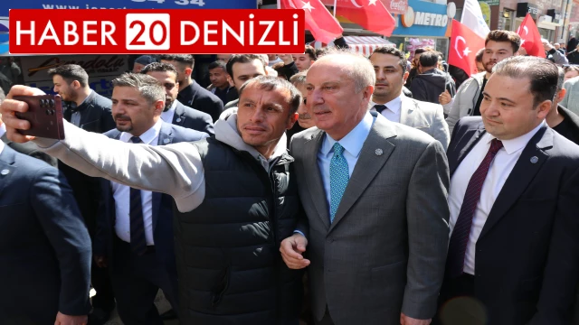 Muharrem İnce, Denizli’de esnafı ziyaret etti