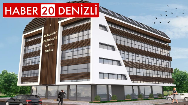 Sarayköy’e yeni düğün salonu ve işyerleri müjdesi