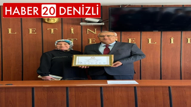 Çameli'nde 3. kez göreve seçilen Başkan Arslan mazbatasını aldı