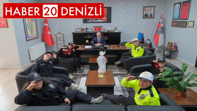 Denizli Emniyeti özel çocuklarla buluştu