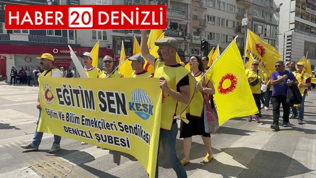 1 Mayıs Denizli’de coşkuyla kutlandı