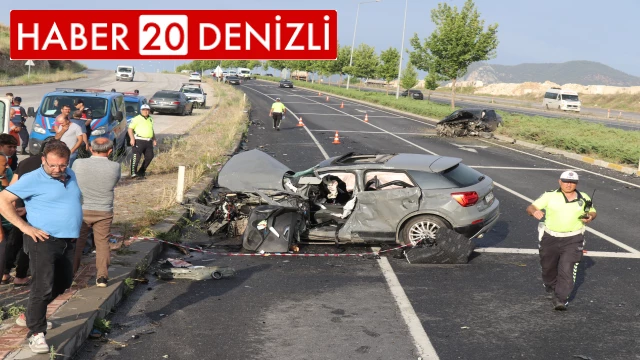 Ehliyetsiz gencin kullandığı lüks araç karşı şeride geçip kazaya neden oldu: 1 ölü, 1 yaralı