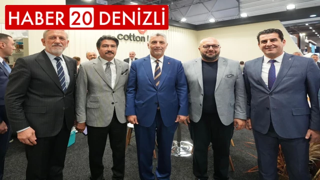 İl Başkanı Güngör, Bakan Bolat ile Denizlili firmaları fuarda ziyaret etti.