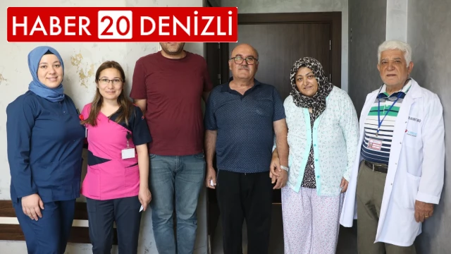 Kayseri’den gelip dayanılmaz ağrılarından Denizli Tekden’de kurtuldu