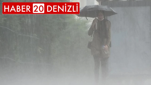 Meteorolojiden Denizli’nin doğu kesimleri için kuvvetli yağış uyarısı