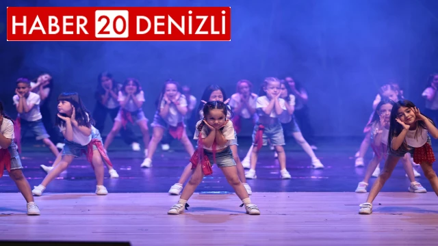 160 çocuk bale ve zumba kids gösterileriyle izleyenleri büyüledi