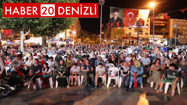 15 Temmuz Demokrasi ve Milli Birlik Günü Denizli'de anıldı