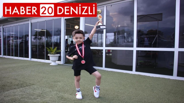 6 yaşında Türkiye şampiyonu oldu, gözü dünya şampiyonluğunda