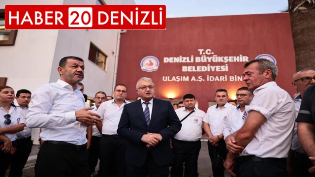 Başkan Çavuşoğlu'ndan ilk sefer öncesi Ulaşım AŞ'ye ziyaret