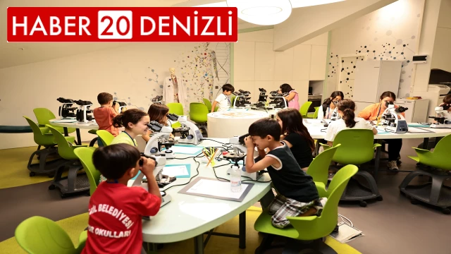 Denizli Büyükşehir ile çocuklar bilime yolculuk yaptı