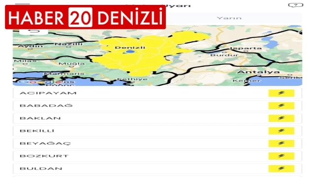 Denizli'de sel baskılarına karşı uyarı yapıldı