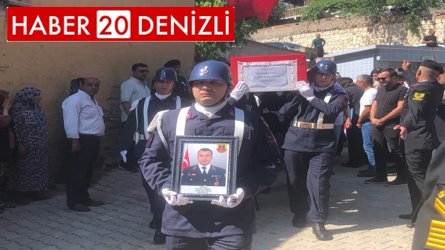 Kazada hayatını kaybeden Jandarma Astsubay İbrahim Daşçı son yolcuğuna uğurlandı