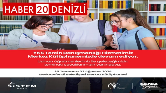 Merkezefendi Belediyesi YKS tercih danışmanlığı hizmetini sürdürüyor