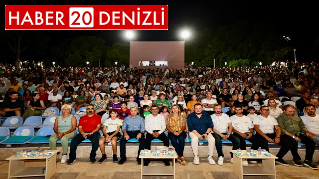 Denizli Büyükşehrin Yaz Sinema Günleri unutulmaz bir akşam yaşattı