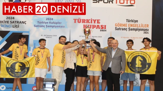 Denizli'nin çocukları satrançta Türkiye şampiyonu oldu