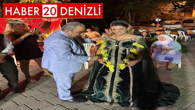 Karpuz davetiyeli düğünde geline Kale biberi takıldı