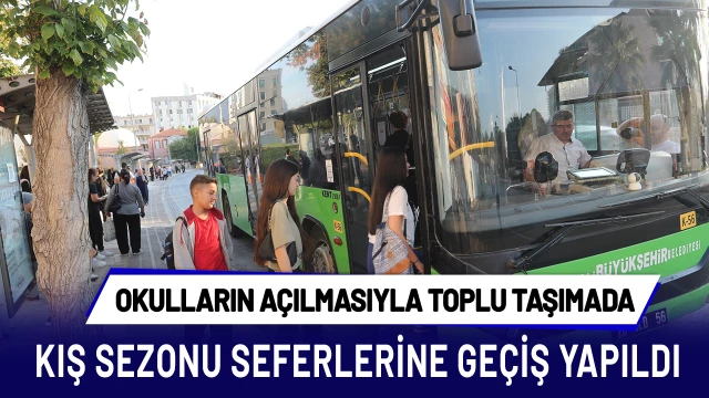 Denizli Büyükşehir okuların açılmasıyla otobüs seferlerini artırdı