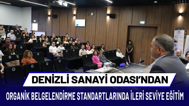 DSO'dan organik belgelendirme standartlarında ileri seviye eğitim