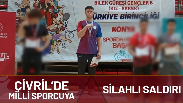 Milli sporcu okul çıkışında silahlı saldırıya uğradı