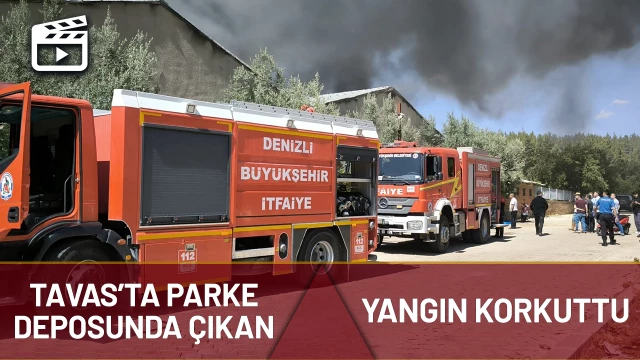 Sunta parke satış deposu alevlere teslim oldu