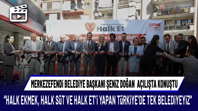 Başkan Doğan; “Halk Et, Halk Süt ve Halk Ekmek'i yapan Türkiye'deki tek belediyeyiz”