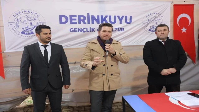 BAŞKAN TATIK, DERİNKUYU KÜLTÜR DERNEĞİNİ HİZMETE AÇTI