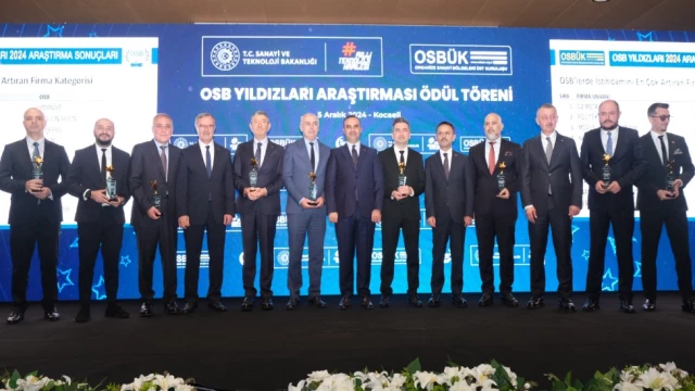 OSB'NİN YILDIZLARI ARAŞTIRMASINDAN DENİZLİ OSB'YE ÖDÜL