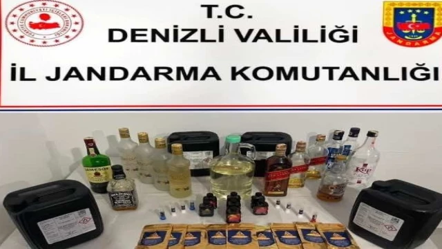 YILBAŞI ÖNCESİ PİYASA SAHTE VE KAÇAK ALKOL SOKMAK İSTEYEN 2 ŞÜPHELİ YAKALANDI