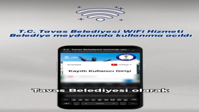 TAVAS BELEDİYESİ’NDEN ÜCRETSİZ İNTERNET HİZMETİ