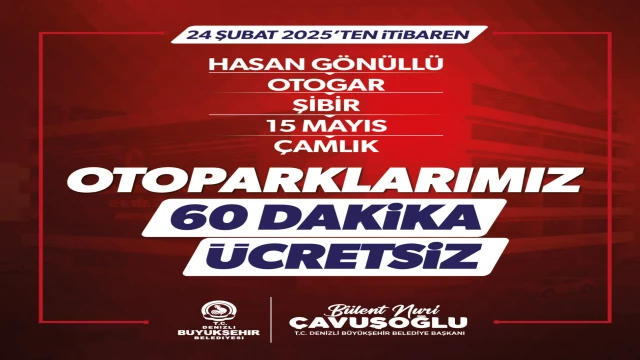 Denizli Büyükşehirden kent merkezindeki otopark sorununa çözüm