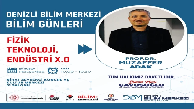 Denizli’de bilim günleri başlıyor