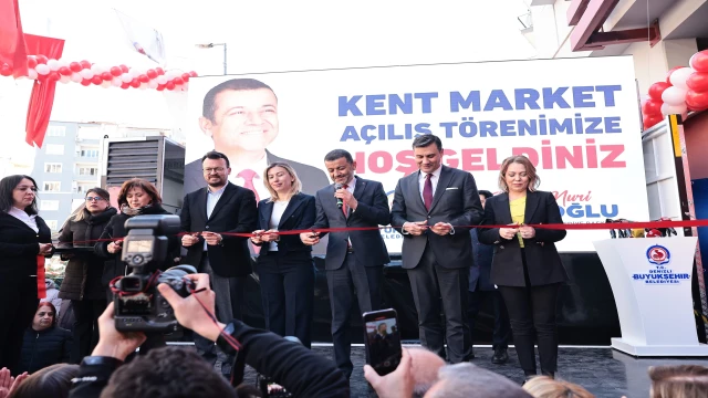 Denizli’de dayanışmanın meyvesi ilk Kent Market hizmete girdi