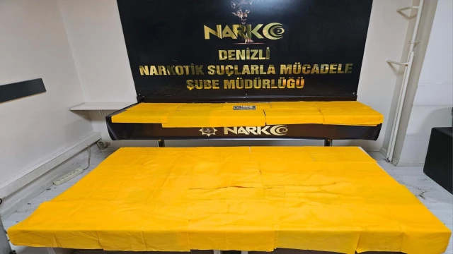 Denizli'de kamyonette 22 milyonluk uyuşturucuya 1 tutuklama