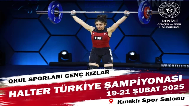 Denizli’de Türkiye halter şampiyonası için hazırlıklar başladı