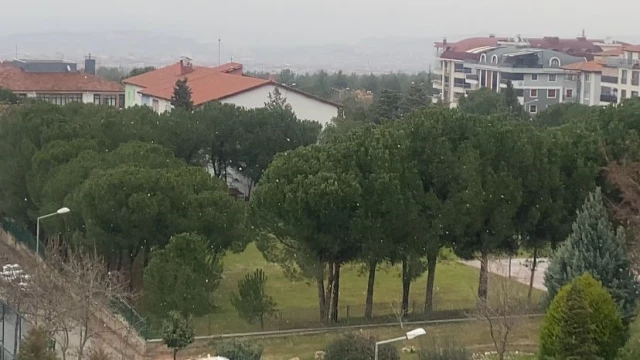 Denizli’nin yüksek kesimlerinde kar yağışı başladı