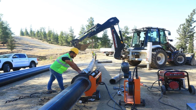 DESKİ'den 2 bin 650 metre uzunluğunda yeni içme suyu hattı projesi