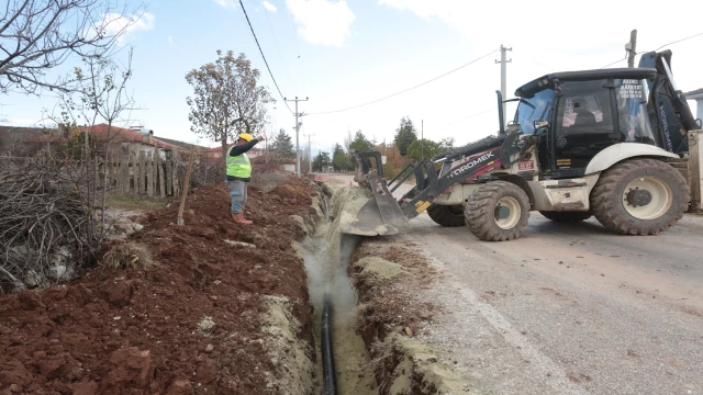 DESKİ'den Tavas Yukarıboğaz'a temiz ve sürekli içme suyu