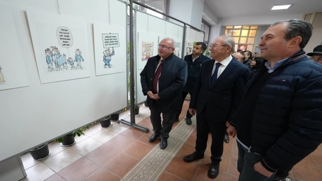 Sanat Şehri Denizli’de karikatür sergisi