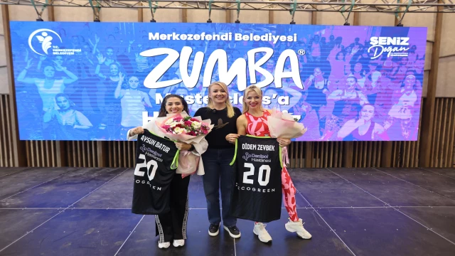 Zumba tutkunları Merkezefendi’de buluştu