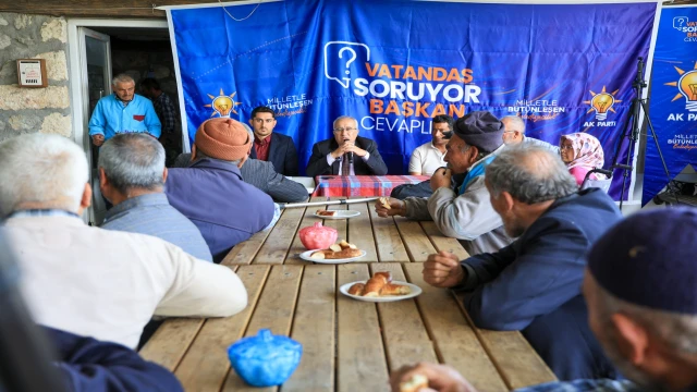 Çameli’de vatandaş soruyor, Başkan Arslan cevaplıyor