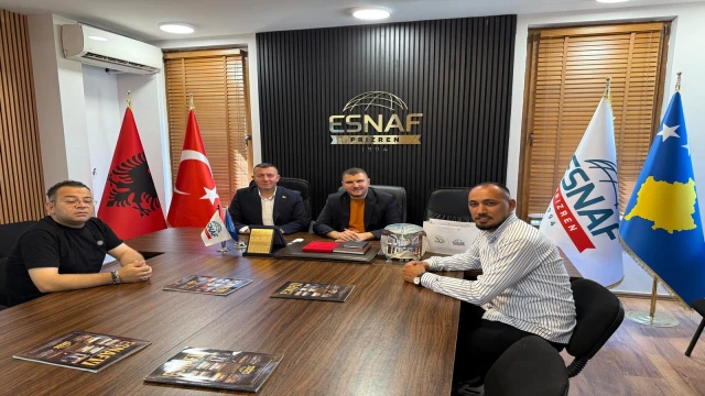 DESOB Başkanvekili Üçgül ticareti geliştirmek amacıyla Kosova'da temaslarda bulundu