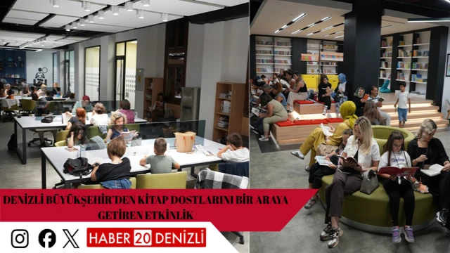 Denizli Büyükşehir’den kitap dostlarını bir araya getiren etkinlik