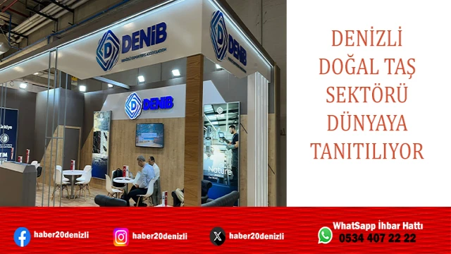 Denizli doğal taş sektörü dünyaya tanıtılıyor