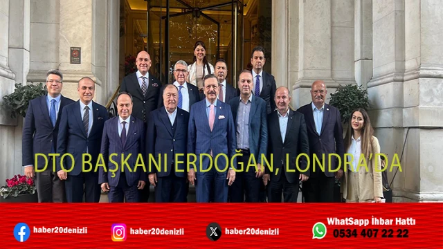 ERDOĞAN, TOBB VE GTİ BAŞKANLARI İLE İNGİLTERE’DEKİ TOPLANTILARA KATILDI