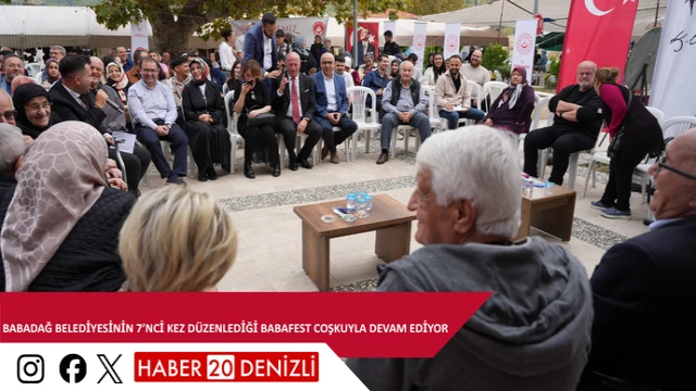Babadağ Belediyesinin 7’nci kez düzenlediği Babafest coşkuyla devam ediyor