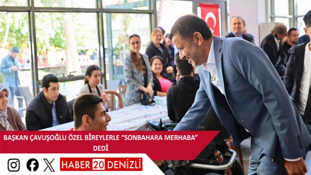 Başkan Çavuşoğlu özel bireylerle “Sonbahara Merhaba” dedi