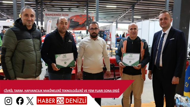 Çivril Tarım, Hayvancılık Makineleri Teknolojileri ve Yem Fuarı sona erdi