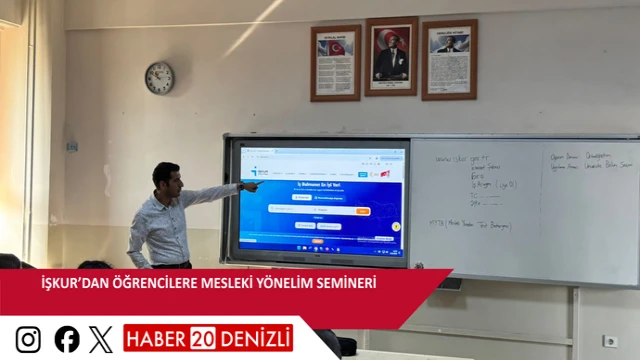 İŞKUR’dan Öğrencilere Mesleki Yönelim Semineri