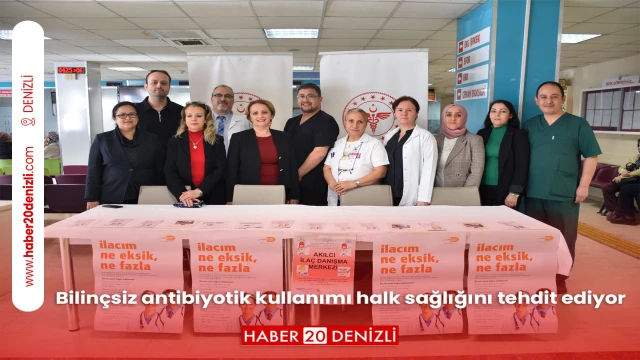 Bilinçsiz antibiyotik kullanımı halk sağlığını tehdit ediyor